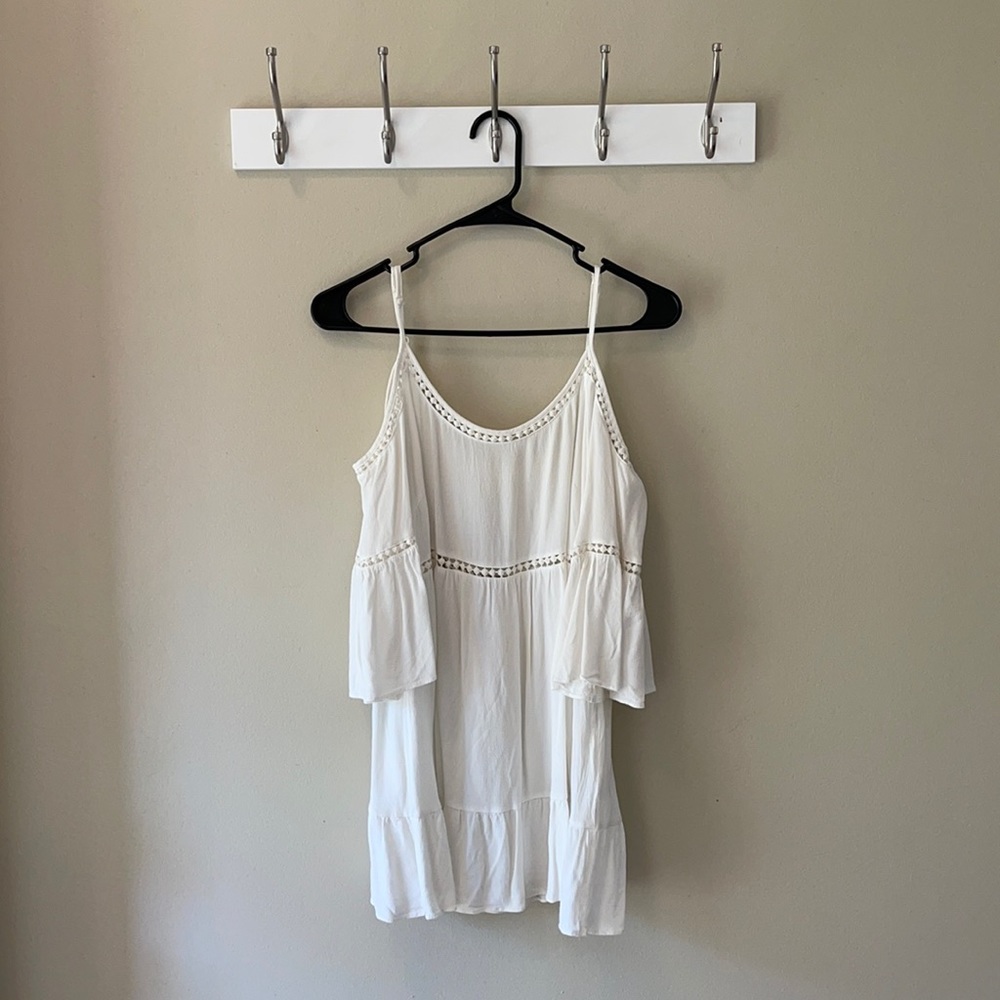White should cut out shirt